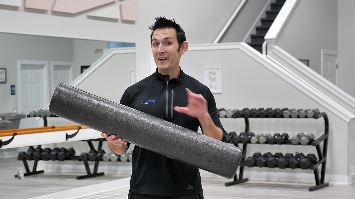 OPTP® Black AXIS® Firm Foam Roller