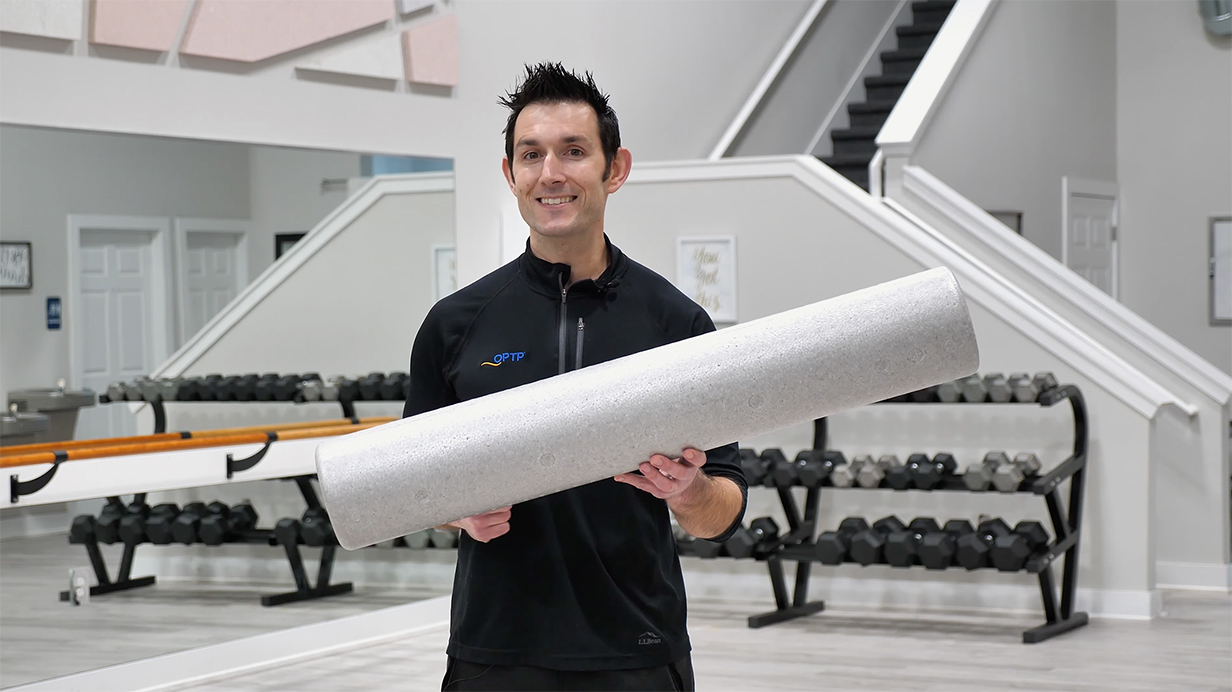 OPTP® Silver AXIS® Moderate Foam Roller