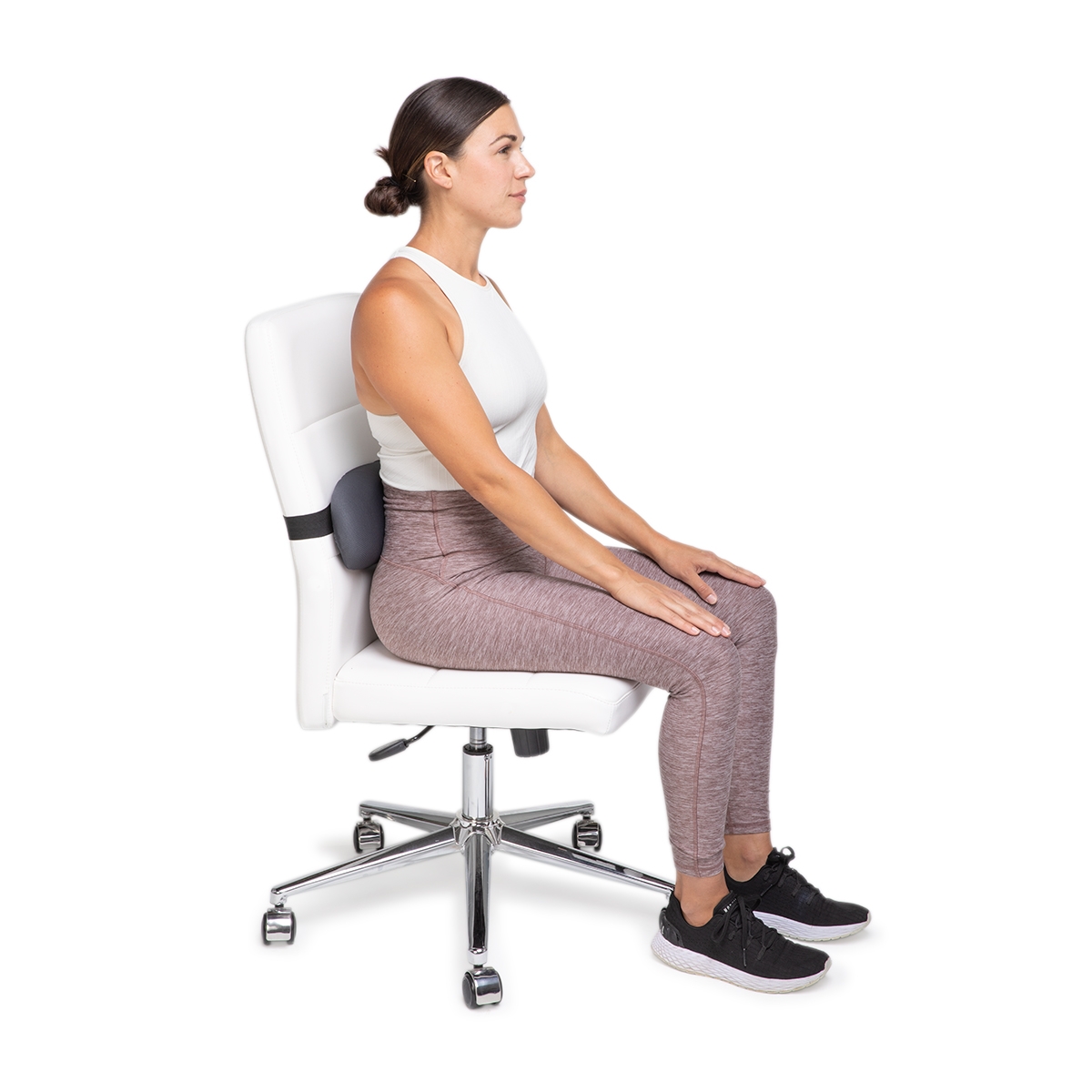 OPTP Thoracic Lumbar Back Support - Soft Cushion for Improved Sitting  Posture and Upper/Lower Back Pain Relief for Desk Chairs, Car Seats and