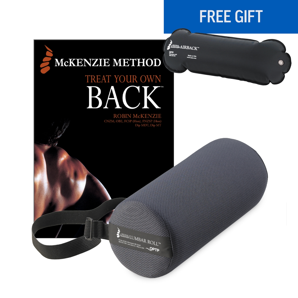Treat Your Own Back and McKenzie Lumbar Roll Set