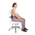 Original McKenzie SuperRoll lumbar roll attached to office chair
