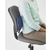 Original McKenzie Self-Inflating AirBack lumbar support used in office chair